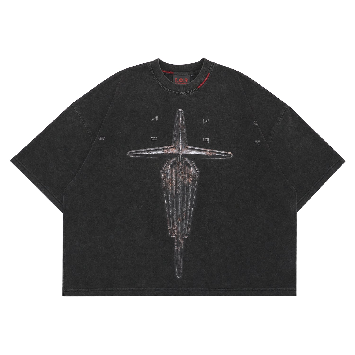 T.C.R WAVE CORE TEE - BLACK