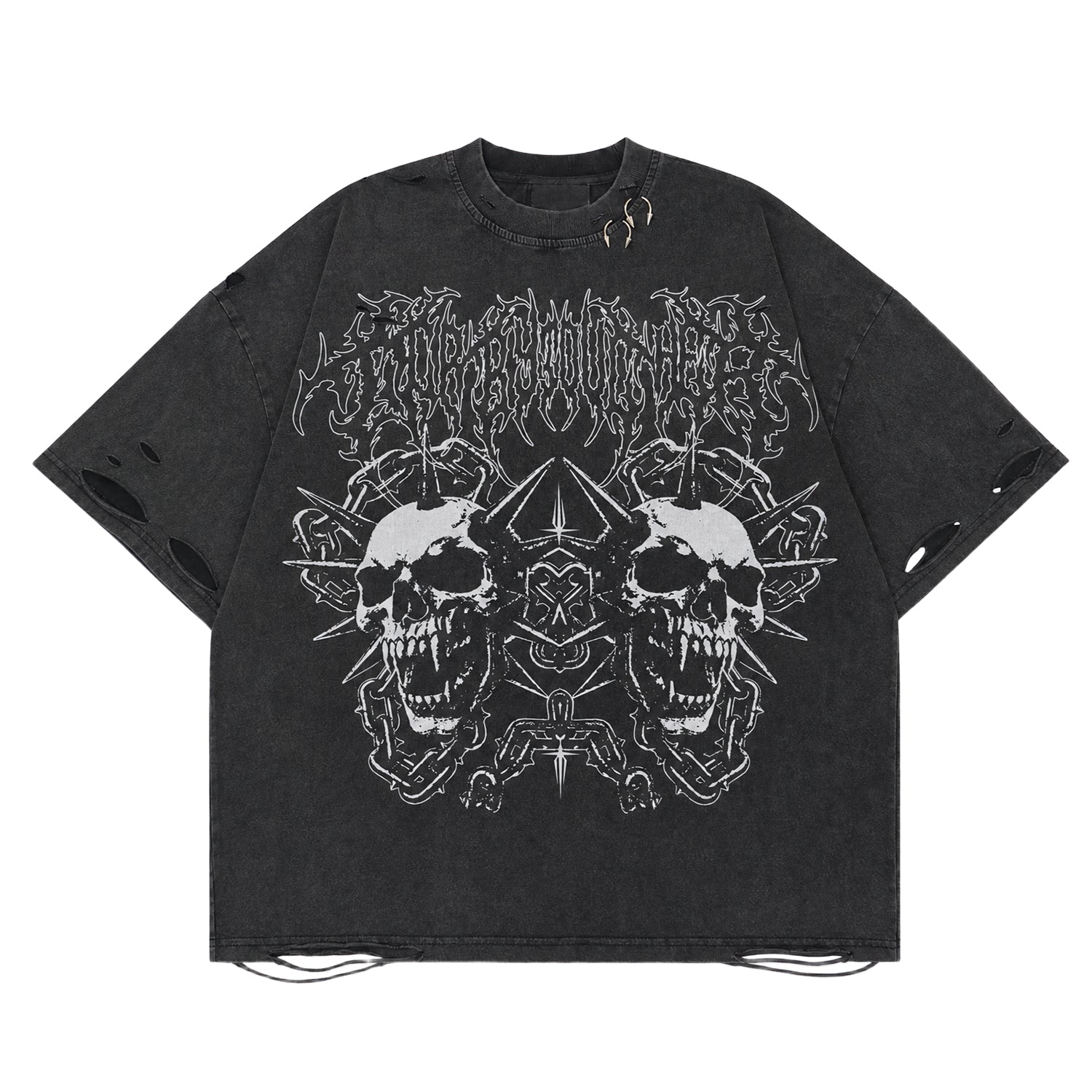 T.C.R PUISSANCE CONFINEE TEE - BLACK