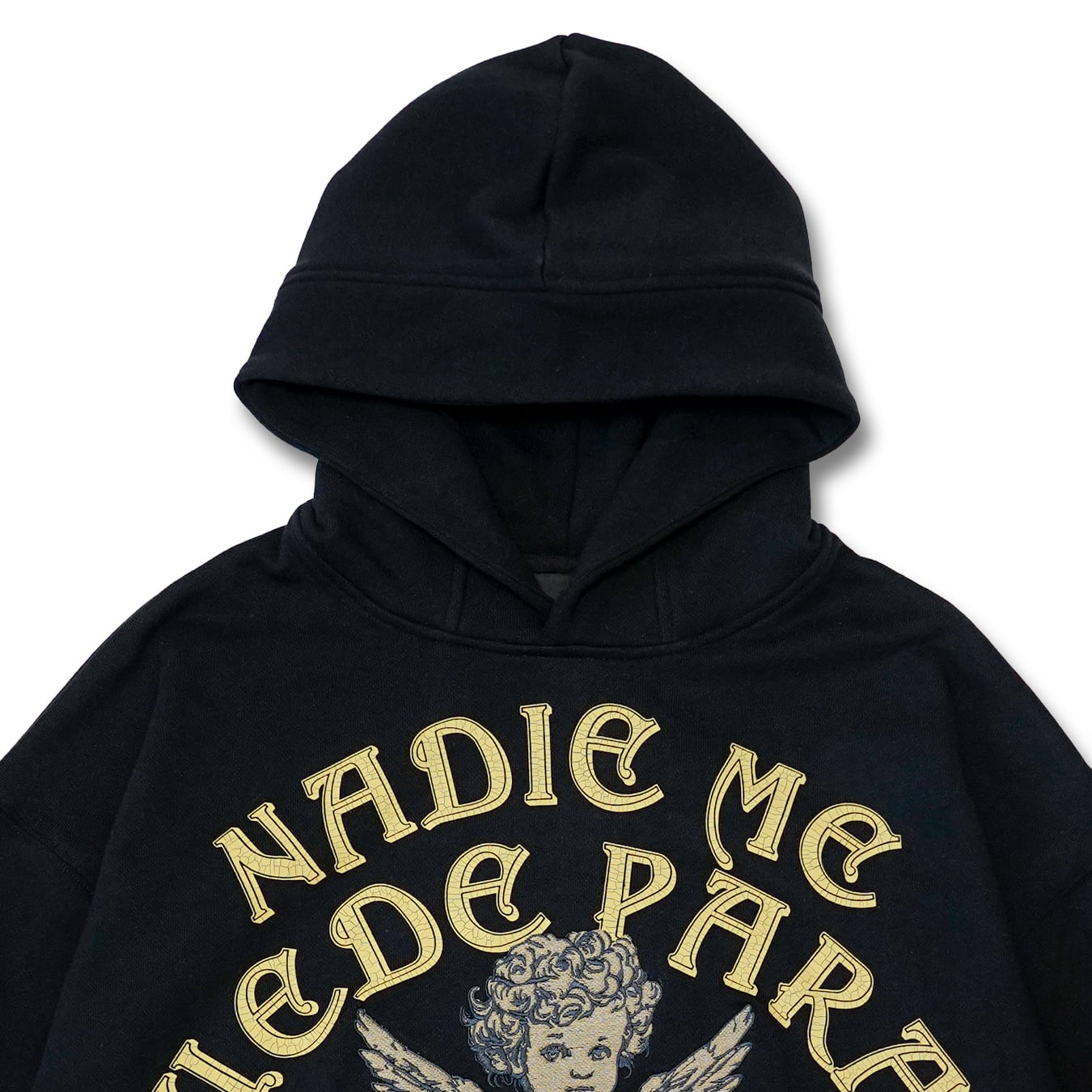 T.C.R NADIE ME PUEDE PARAR PULLOVER HOODIE - BLACK