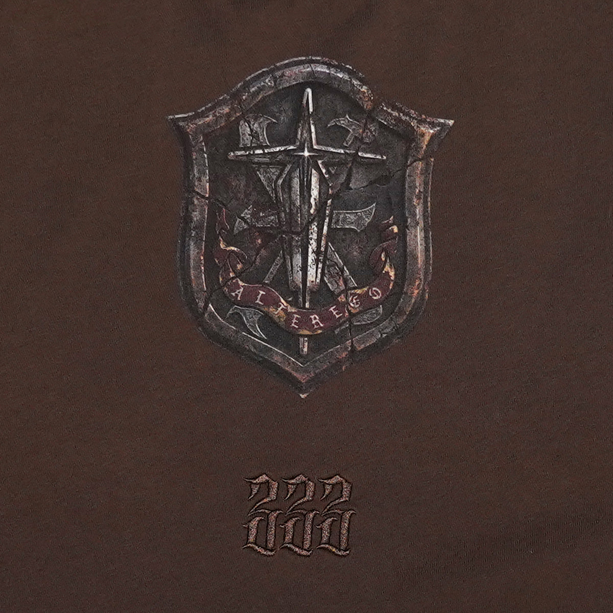 T.C.R ALTER EGO EXOFRAME S/S TEE - BROWN