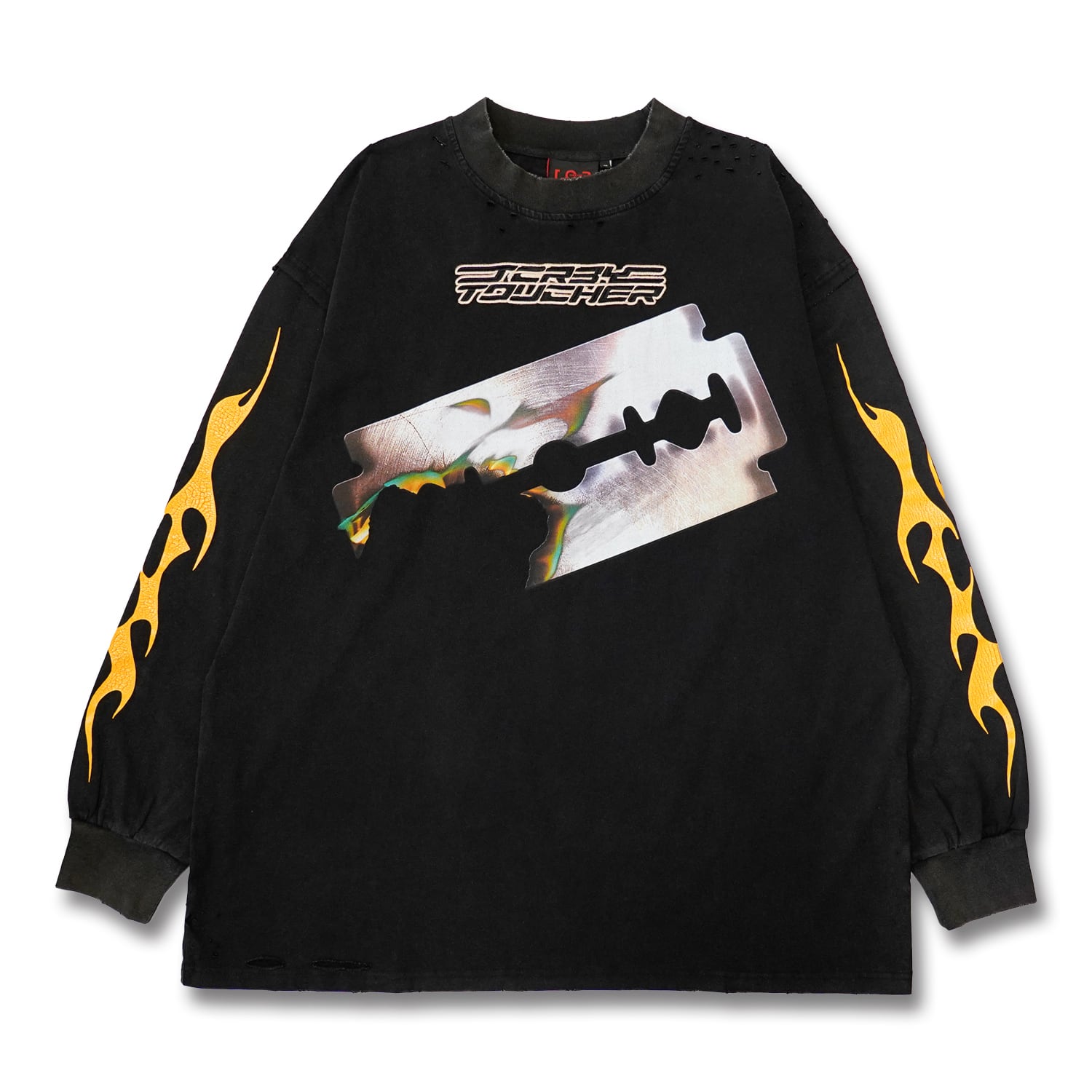 T.C.R FIRE BLADE L/S TEE - BLACK