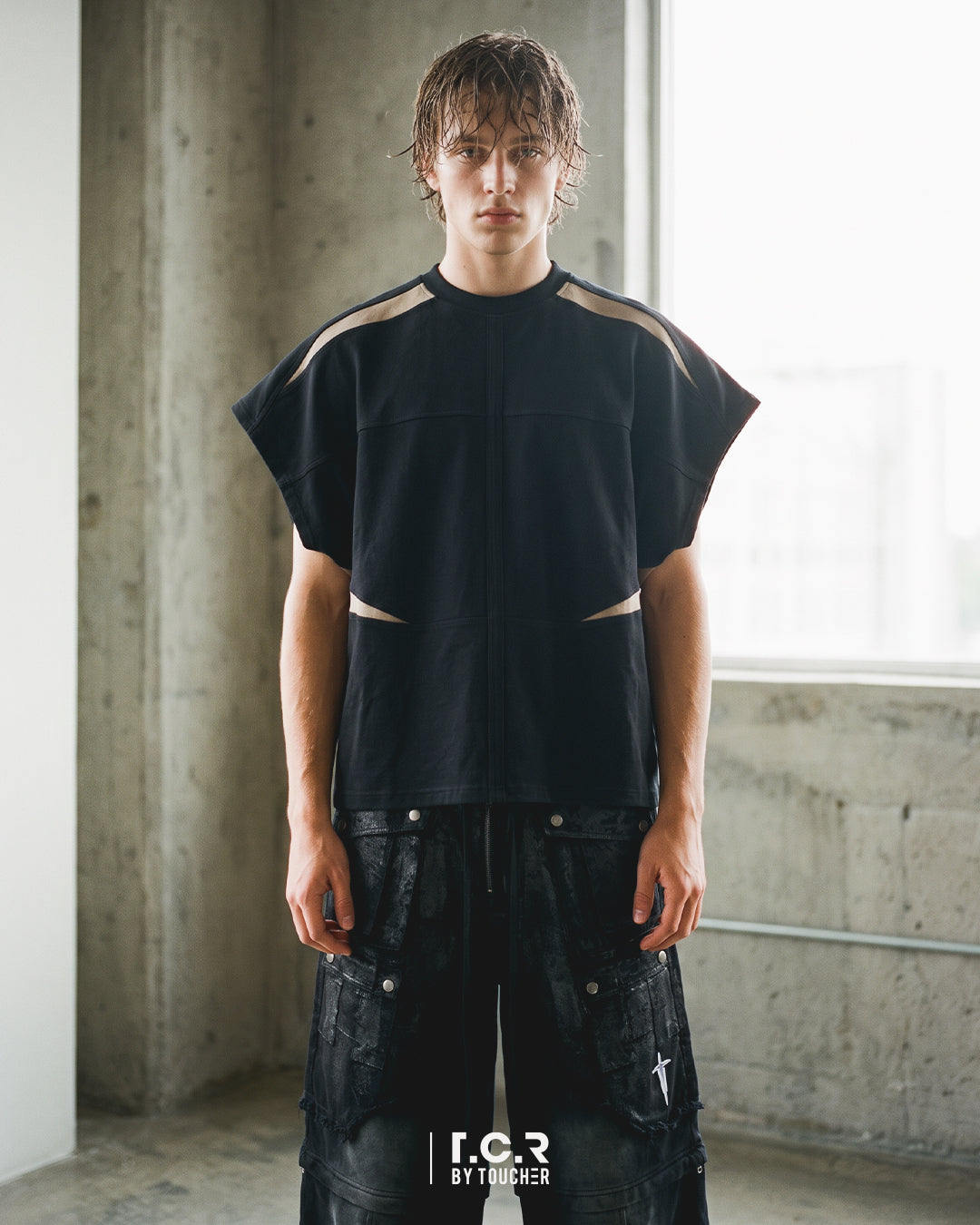 T.C.R AXIS TEE - BLACK