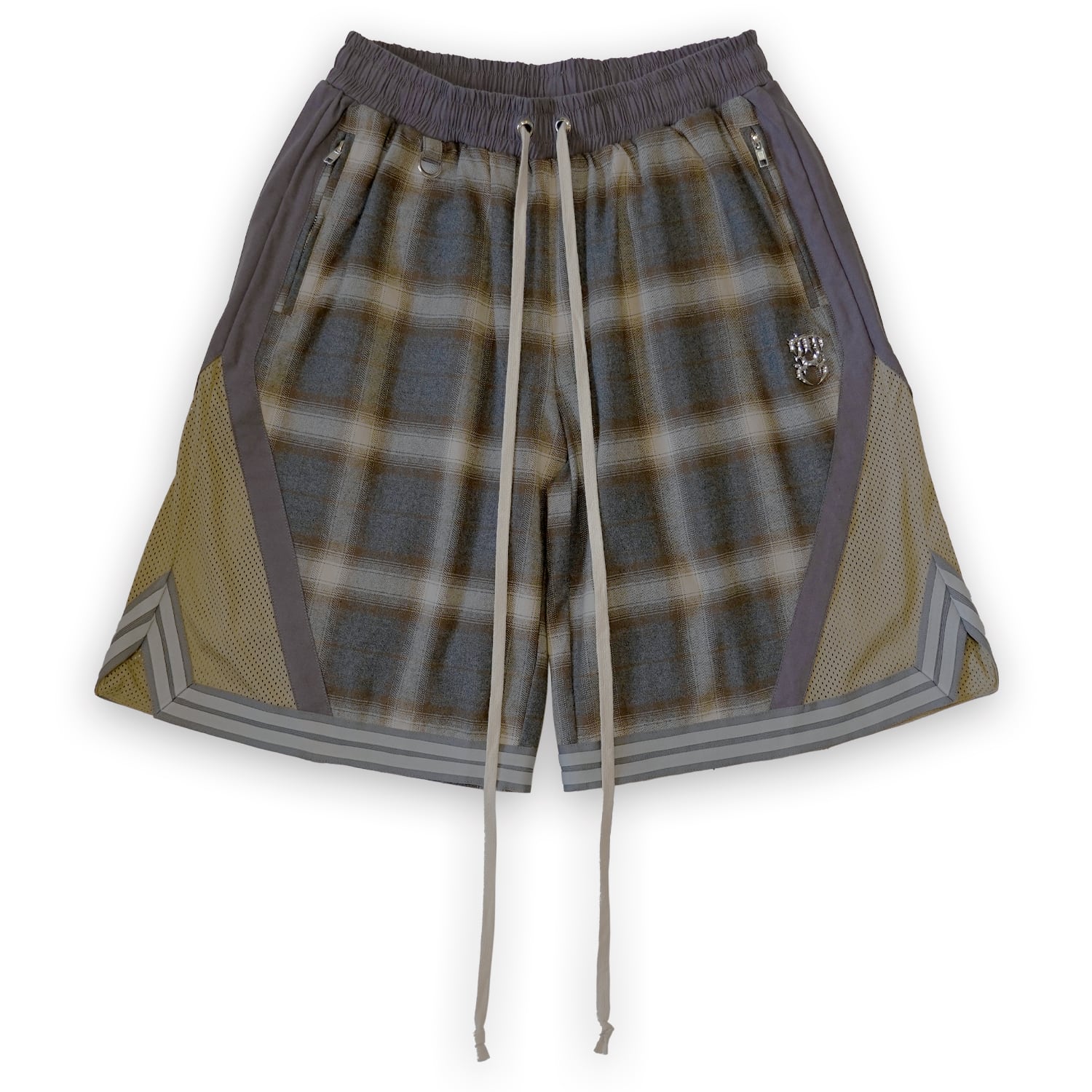 T.C.R TEMPTING MESH SHORTS - KHAKI
