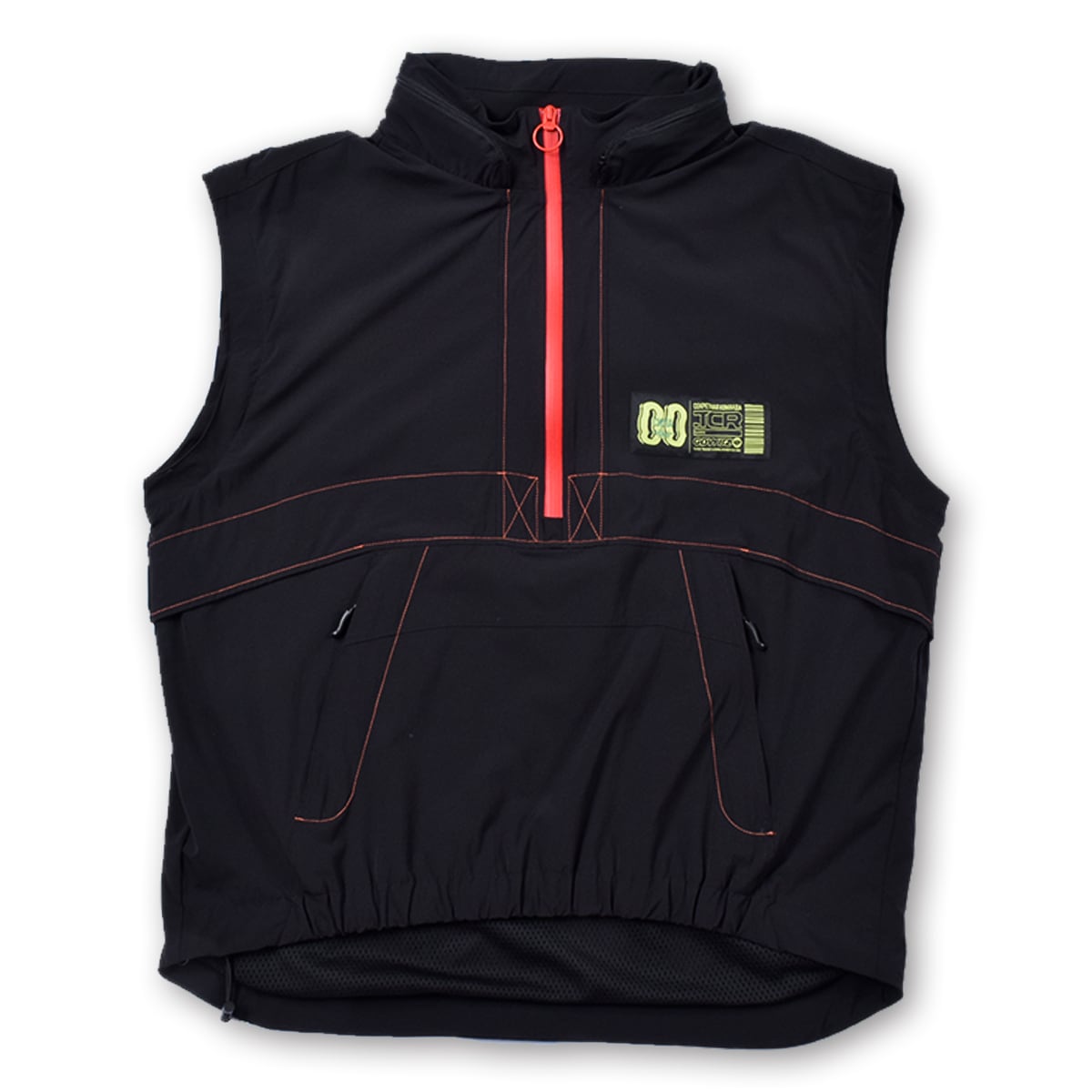 T.C.R TRICLIMATE 2WAY SHELL ANORAK V2 - BLACK/RED