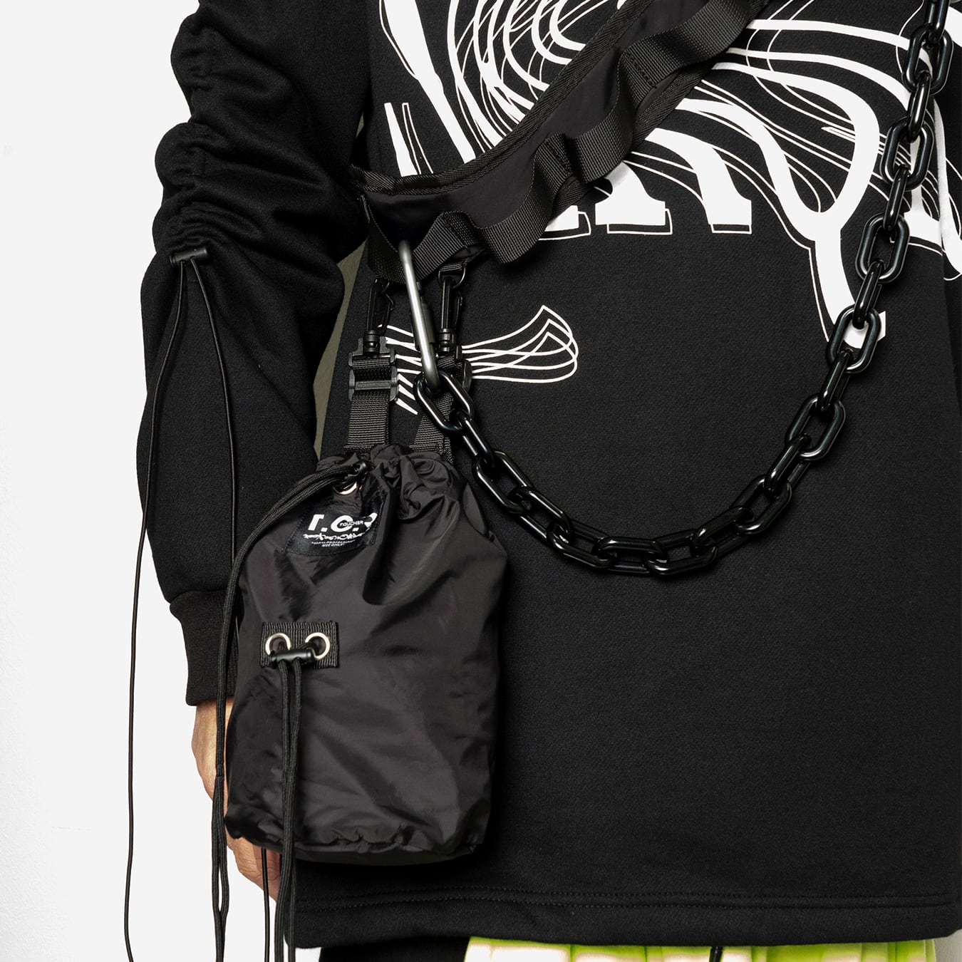TCR-TEX MILITARY BODY BAG - BLACK