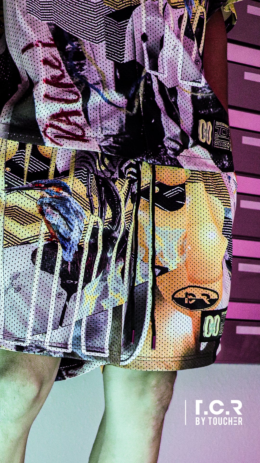 T.C.R PARADISE ALL OVER MESH SHORTS V2 - MULTI