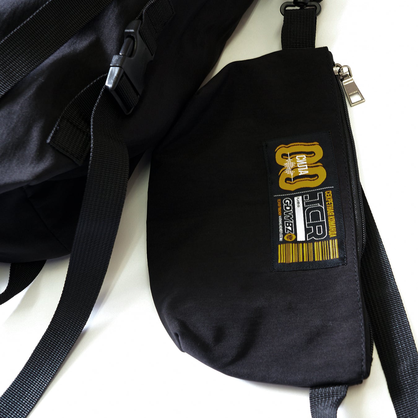 TCR-TEX MULUTI STRAP BAG PACK - BLACK
