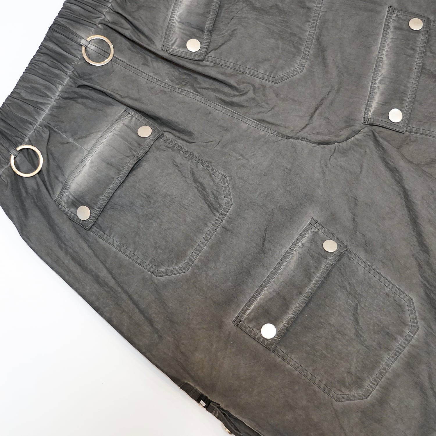 T.C.R TRANSFORM LAYERD BAGGY PANTS - BLACK