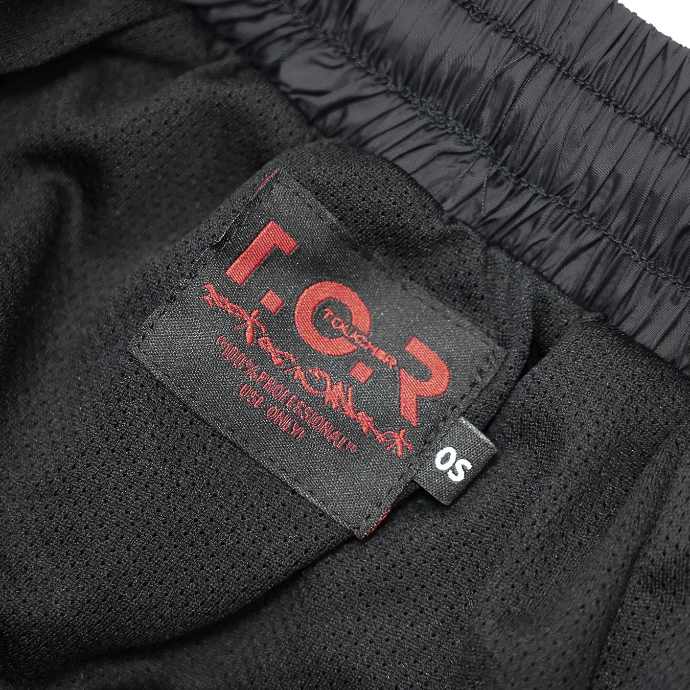 T.C.R FLAME SARUEL NYLON SHORTS - BLACK / GRAY