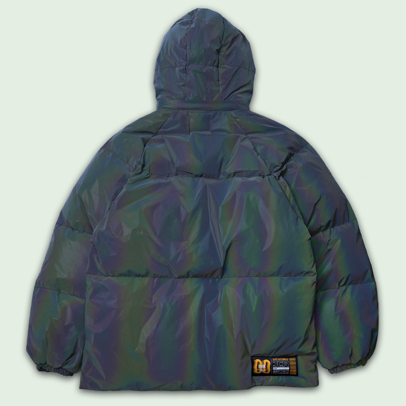 REFLECTIVE PUFFER JACKET - GRAY