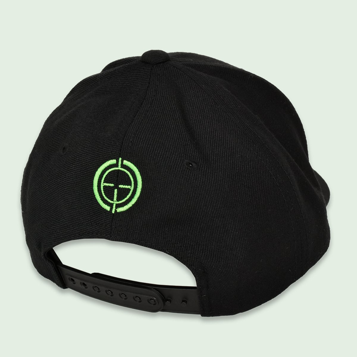 T.C.R CAPSULE EMBROIDERY CAP - BLACK/GREEN/PURPLE