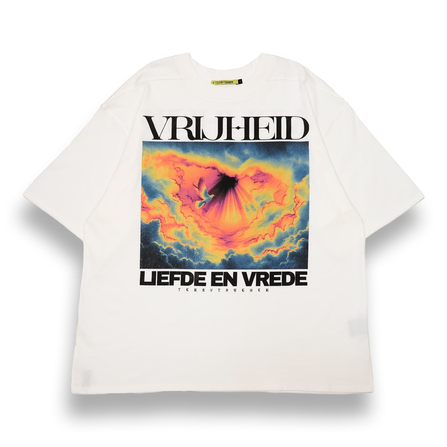 T.C.R VRIJHEID S/S TEE - WHITE