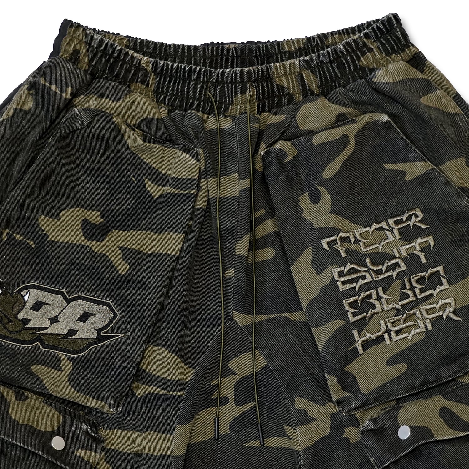T.C.R RELAPSE MULTI POCKET SAROUEL CARGO SHORTS - CAMO