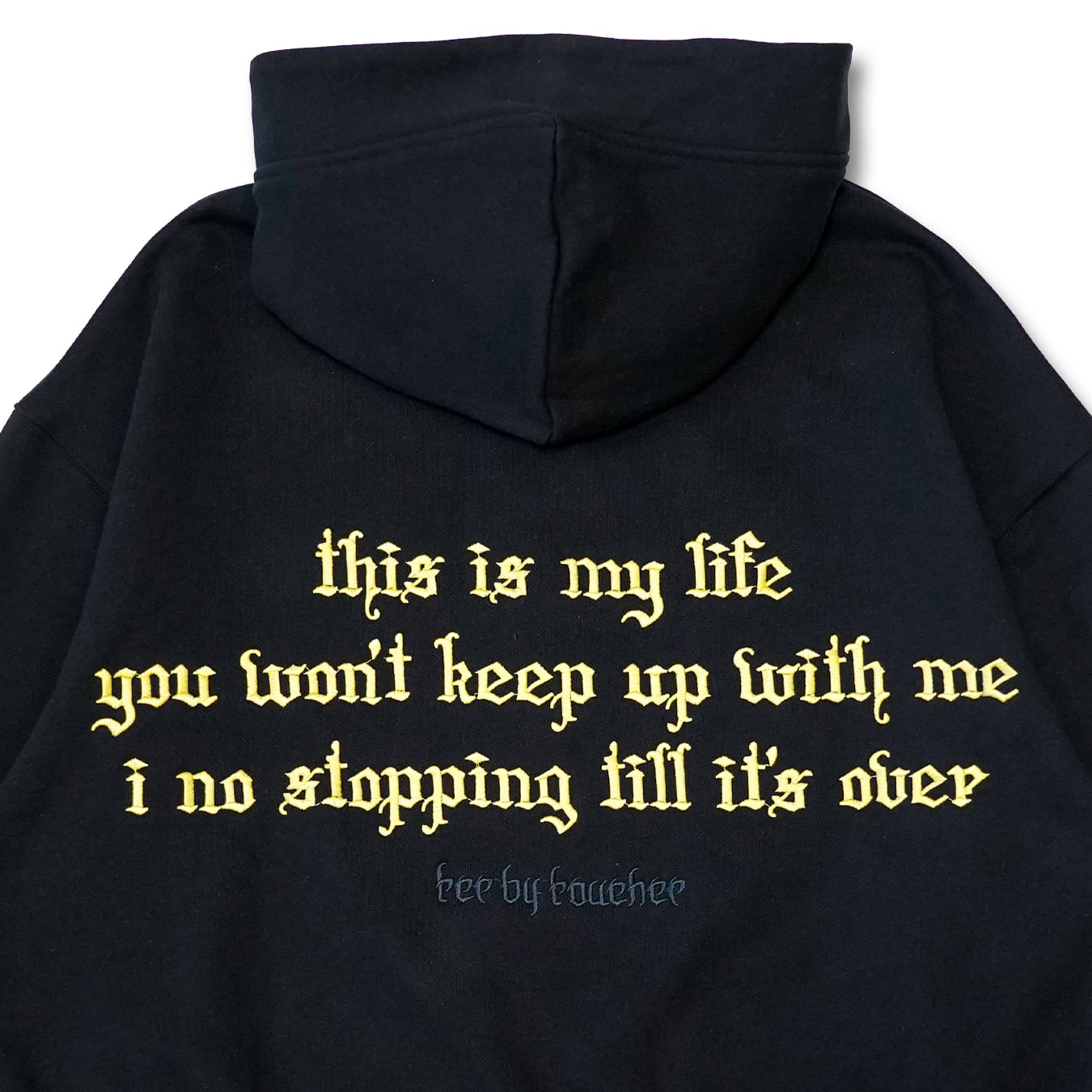 T.C.R NADIE ME PUEDE PARAR PULLOVER HOODIE - BLACK