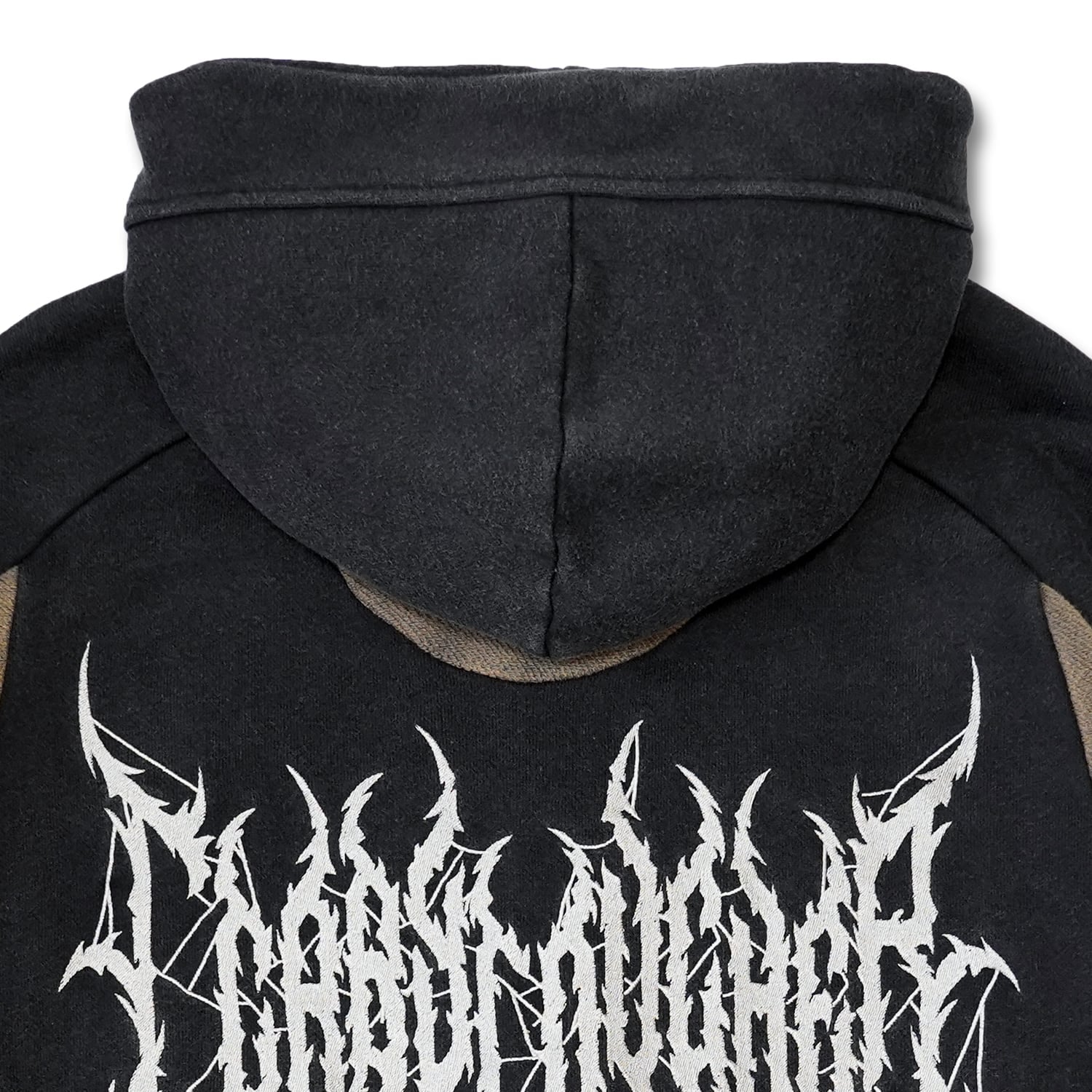 T.C.R ?DARK RIDER ZIP-UP HOODIE - BLACK