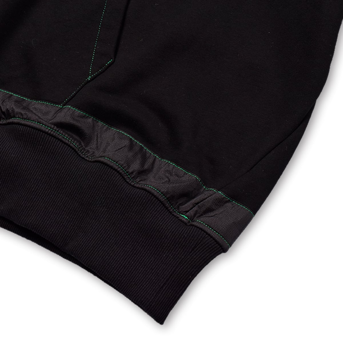 TCR ESSENTIAL TECH HOODIE - BLACK/BLUE GREEN