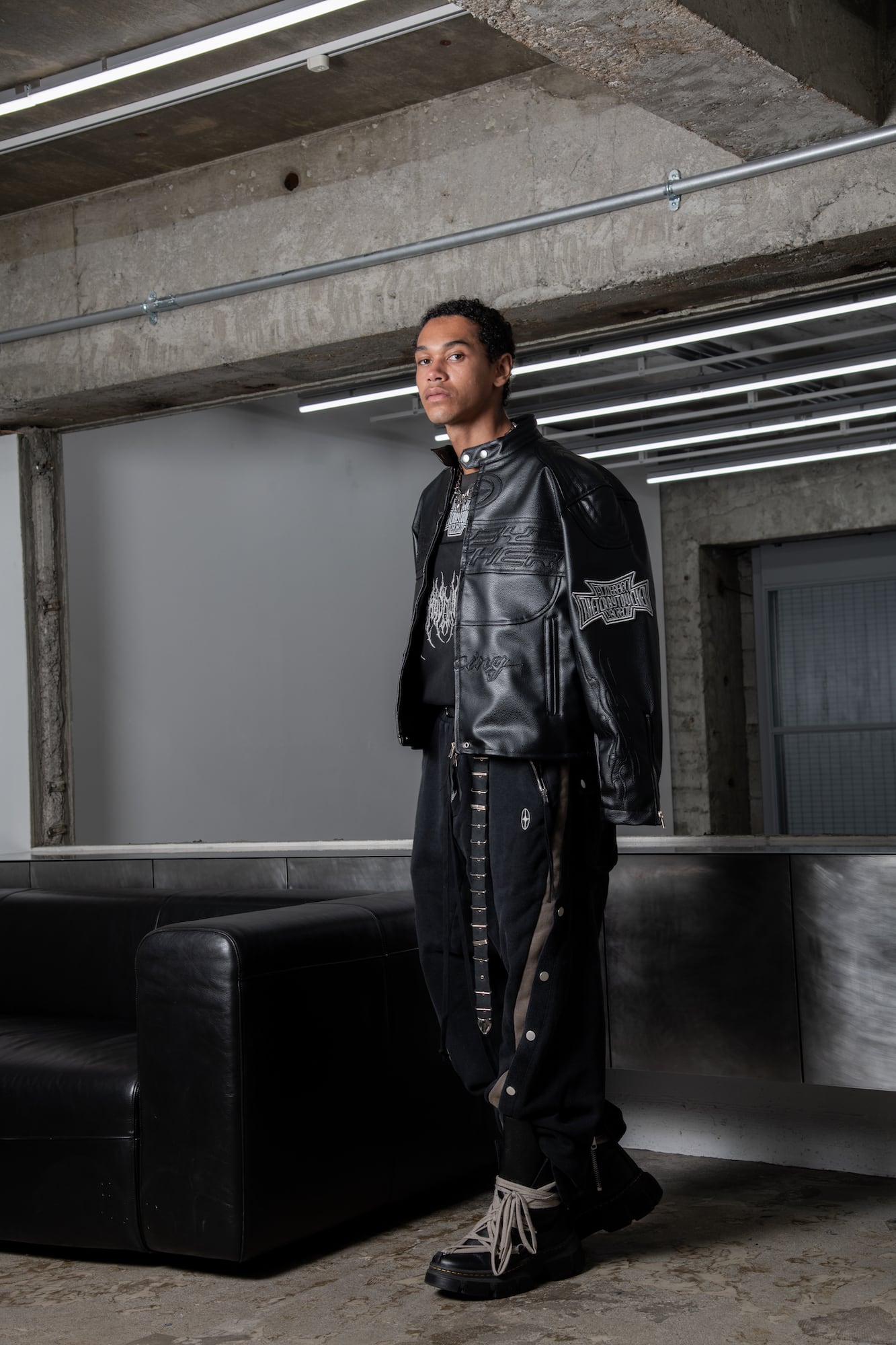 T.C.R UNITY MOTO JACKET - BLACK