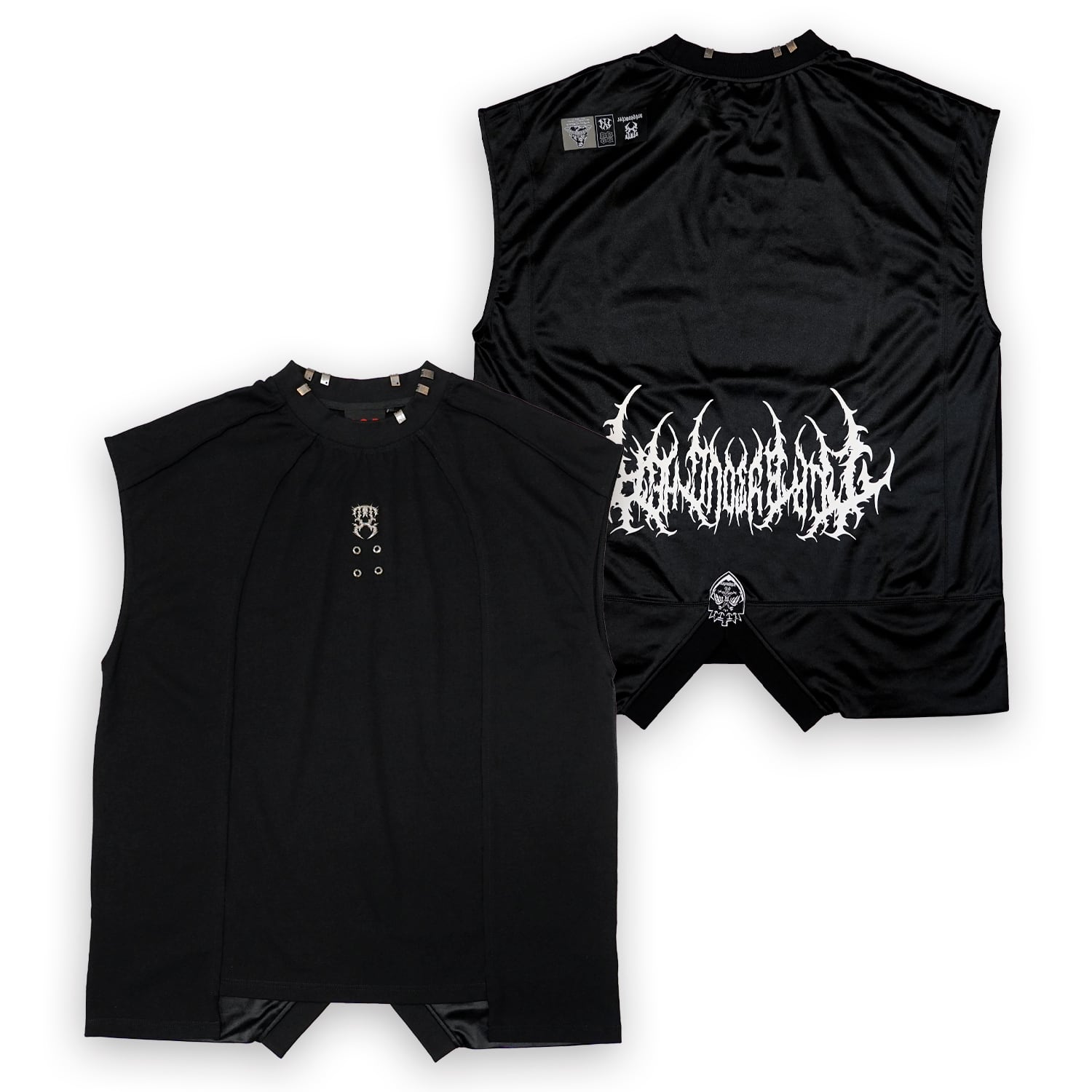 T.C.R NIGHT RAVER RECONSTRUCTION N/S TEE - BLACK