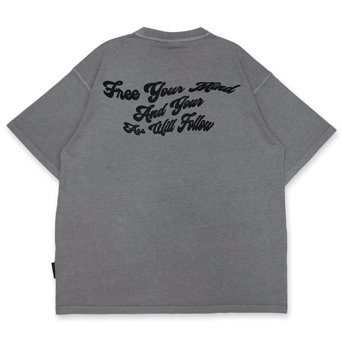 T.C.R LIGHTNING JESUS WASHED S/S TEE - ASH GRAY