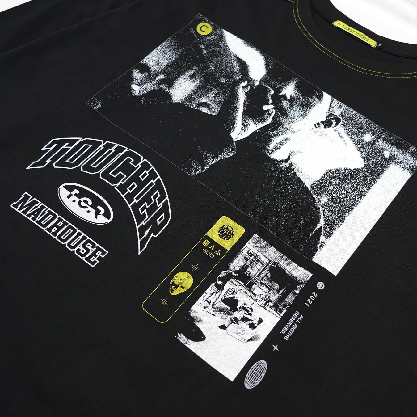 T.C.R SMOKING L/S TEE - BLACK