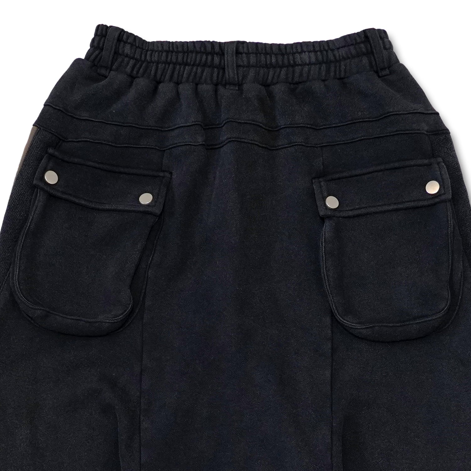 T.C.R DARK RIDER BAGGY SNAP JOGGER - BLACK