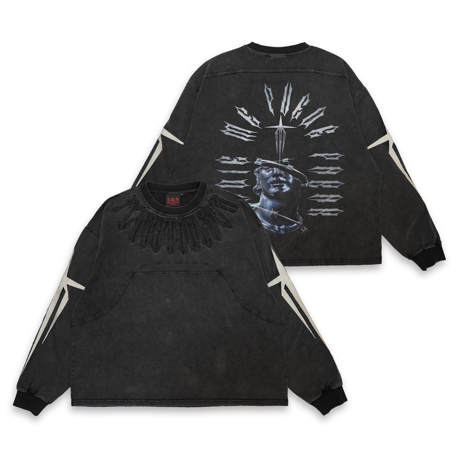T.C.R FORCE AWAKENING L/S TEE - BLACK