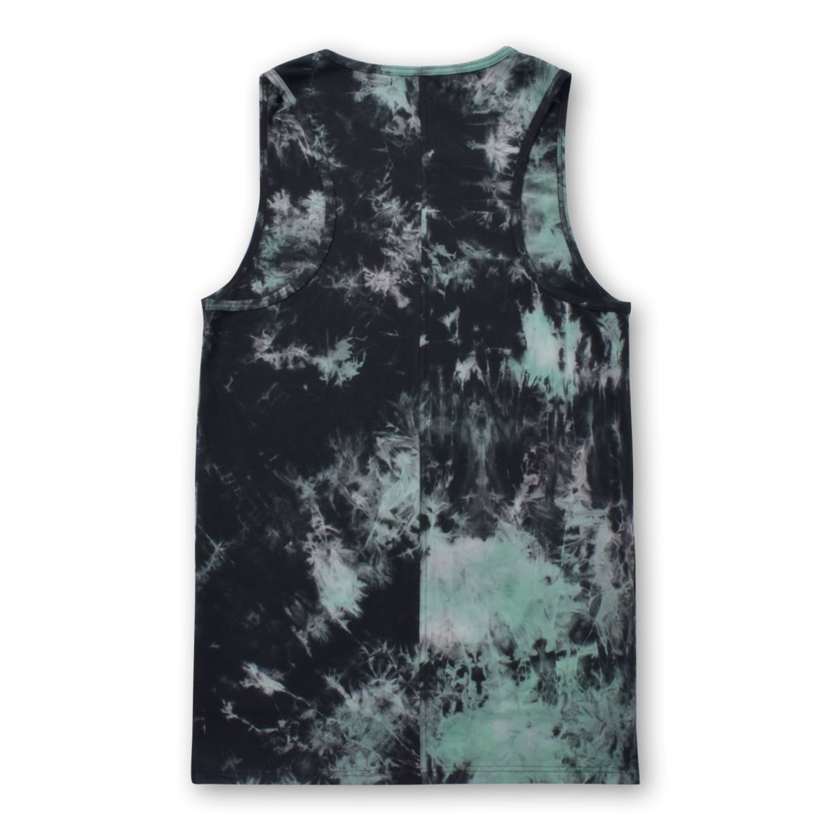 T.C.R TIE DYE LAYERED TANK TOP - GREEN