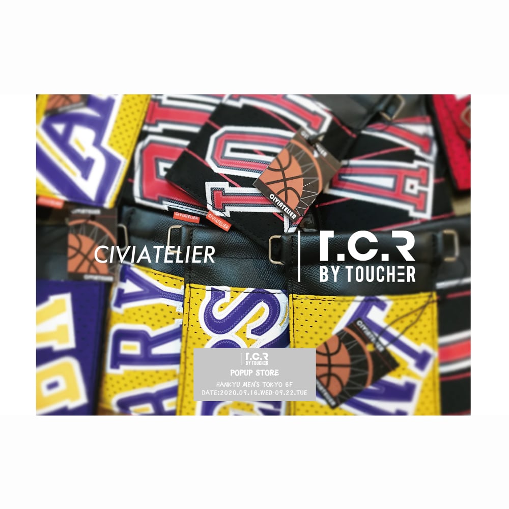 Civiatelier × T.C.R BY TOUCHER - Vintage jersey Remake Limited Neck Wallet