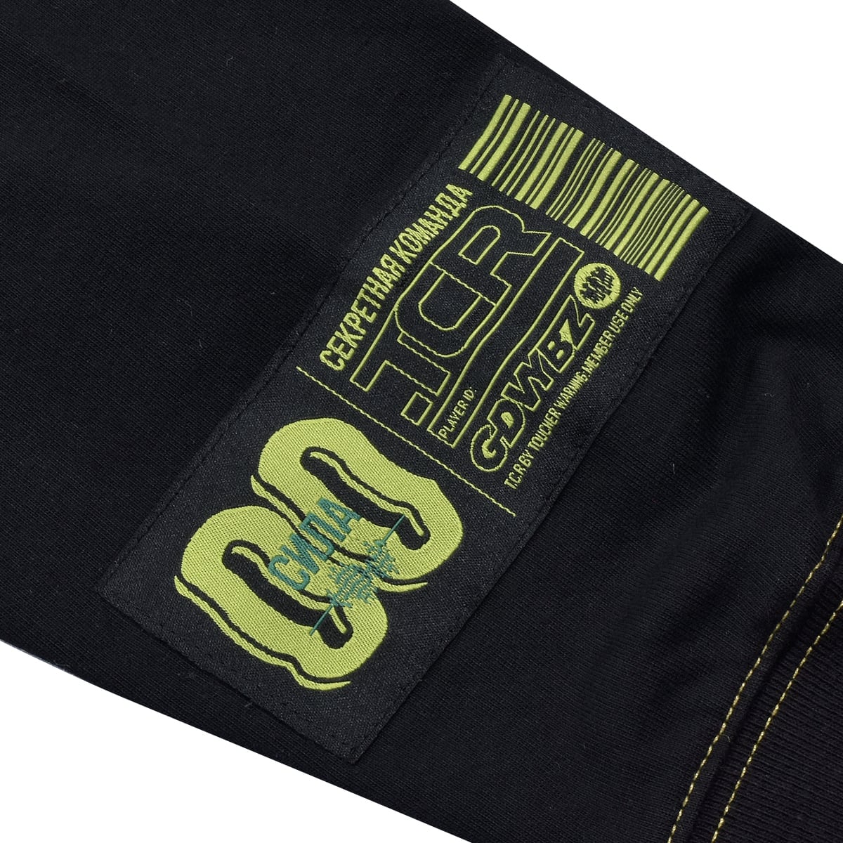 T.C.R SMOKING L/S TEE - BLACK