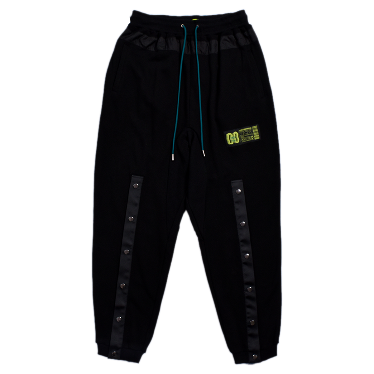 T.C.R ESSENTIAL TECH JOGGER V3 - BLACK/BLUE GREEN