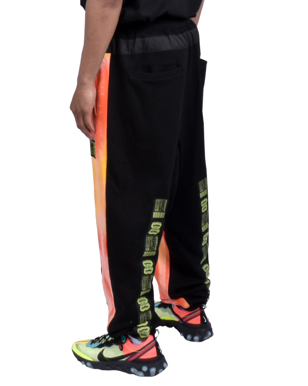 TCR ESSENTIAL TECH TIE DYE JOGGER - ORANGE/BLACK