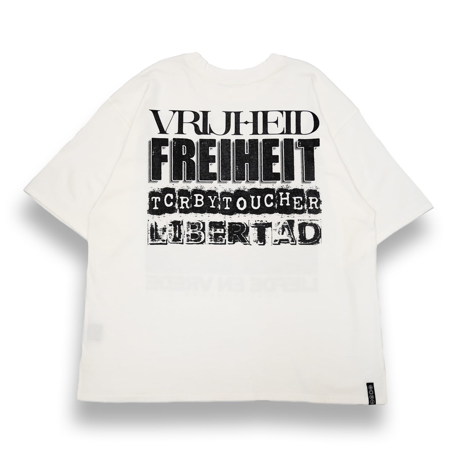 T.C.R VRIJHEID S/S TEE - WHITE