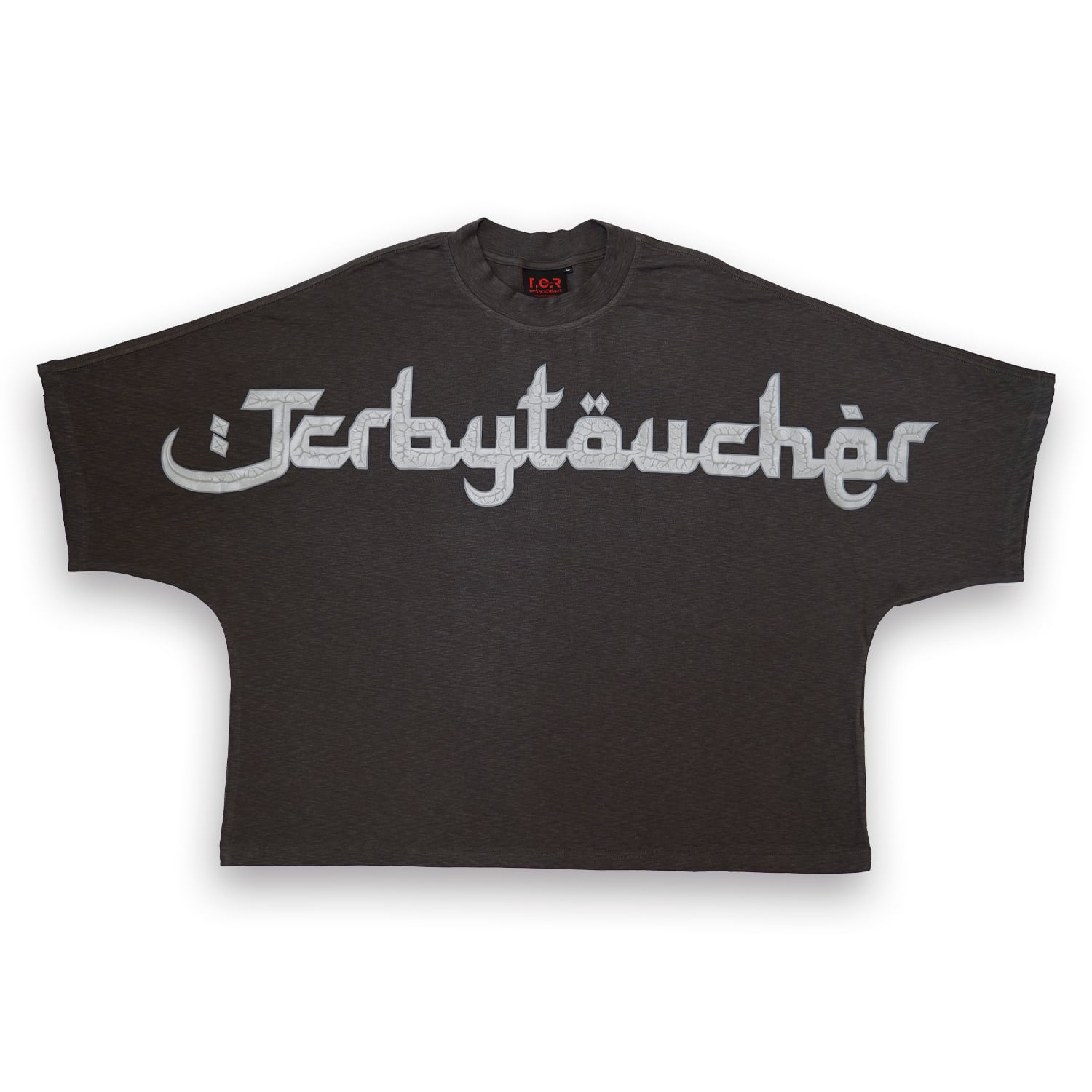 T.C.R LIQUID LOGO DOLMAN S/S TEE - GRAY