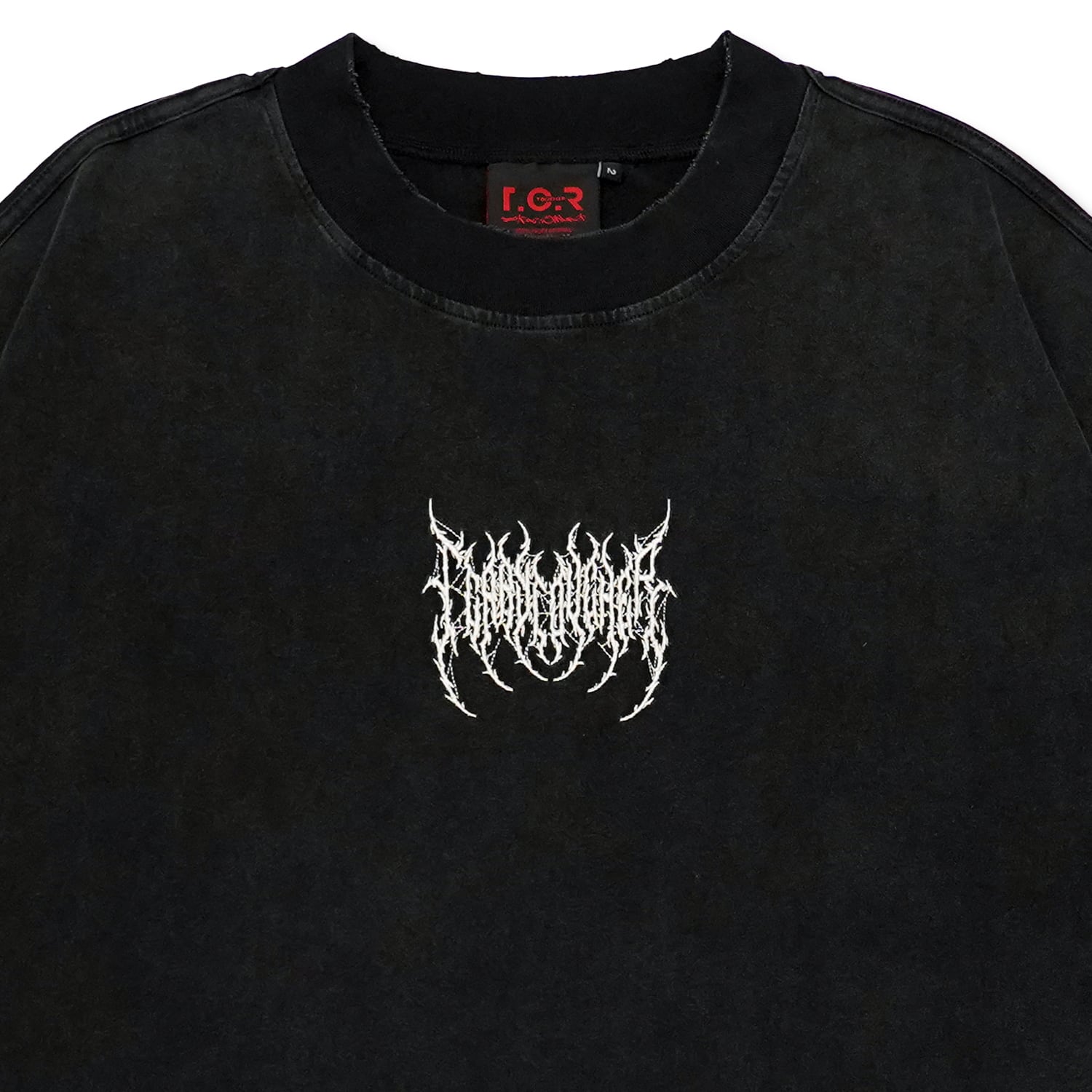 T.C.R WEEKEND HERO WASHED S/S TEE - BLACK