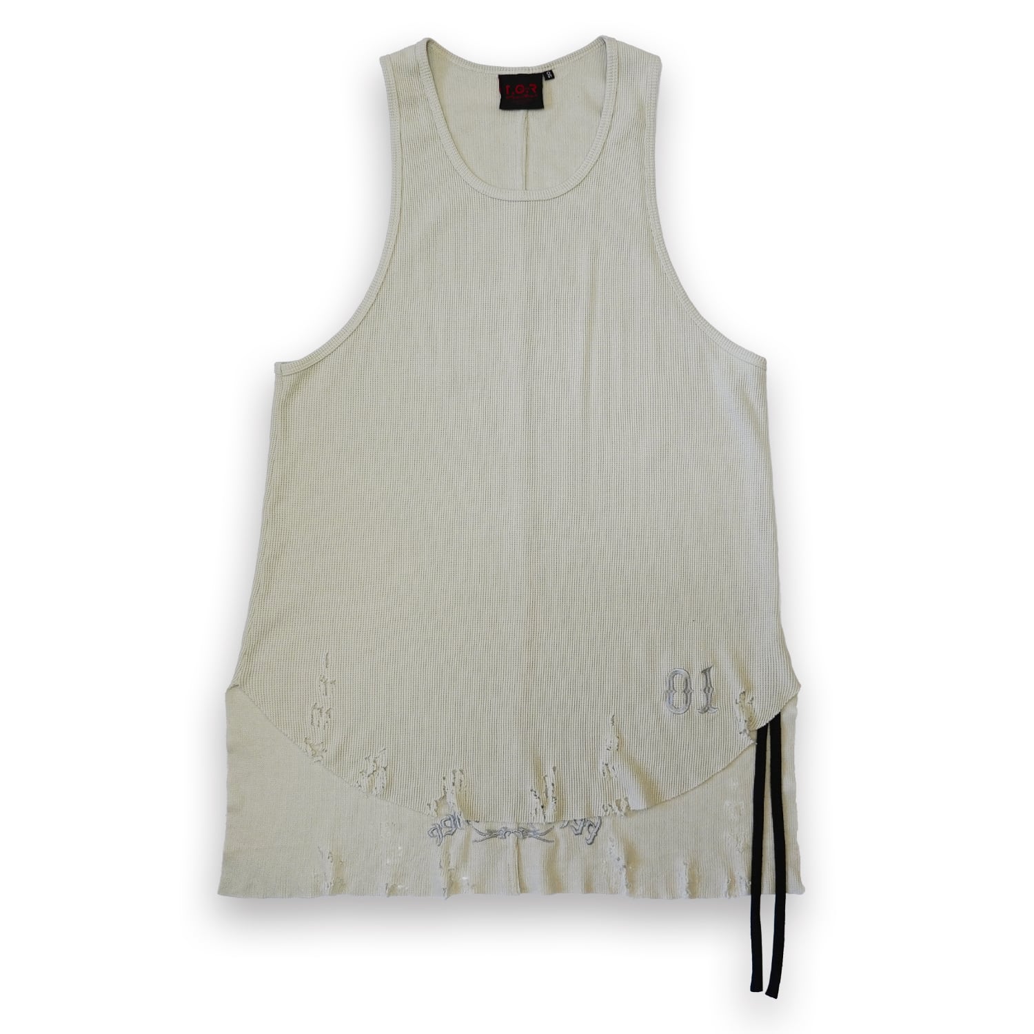 T.C.R DAMAGE INNER TANKTOP - IVORY