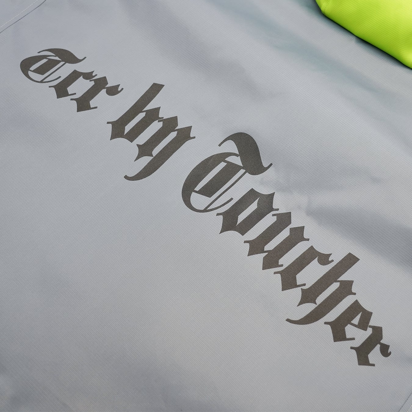 T.C.R WATERPROOF VENTURE JACKET - GRAY / YELLOW GREEN