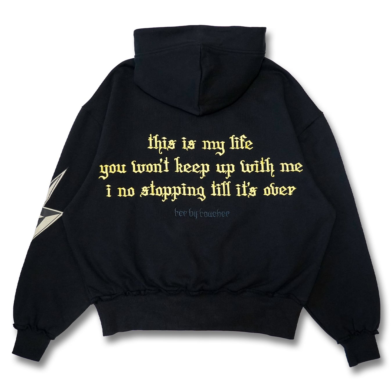 T.C.R NADIE ME PUEDE PARAR PULLOVER HOODIE - BLACK