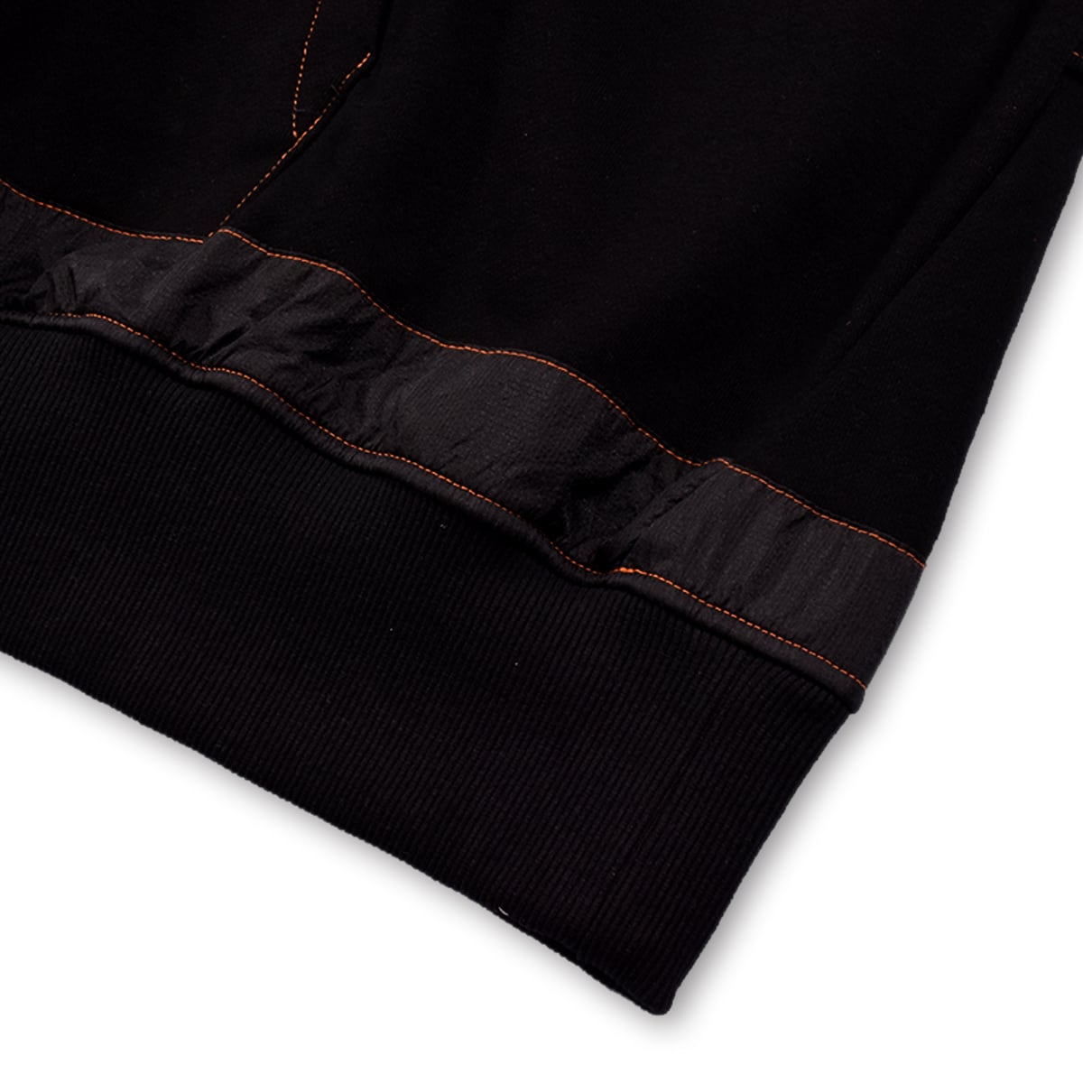 TCR ESSENTIAL TECH HOODIE - BLACK/ORANGE