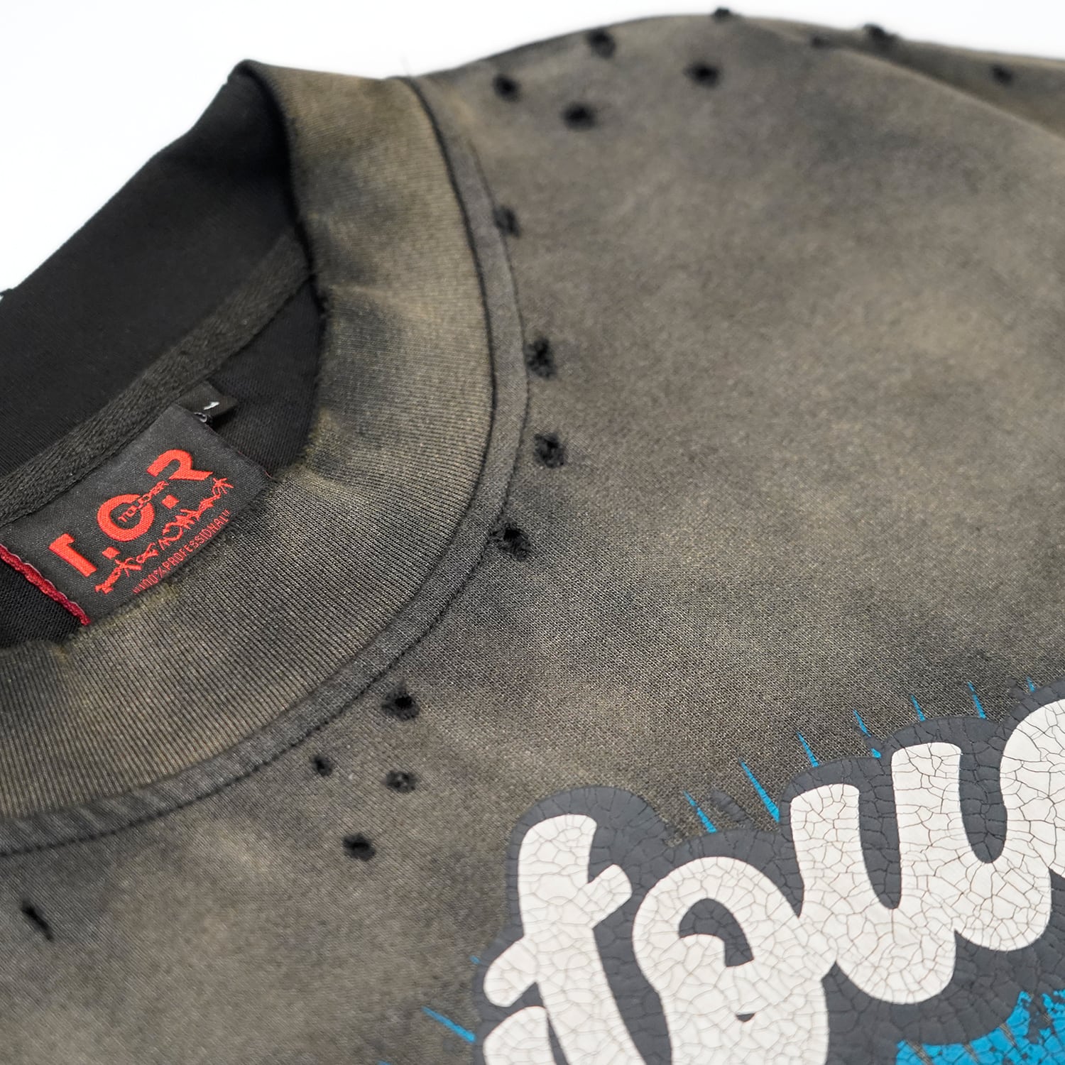 T.C.R Y.O.L.O. FADED L/S TEE - BLACK