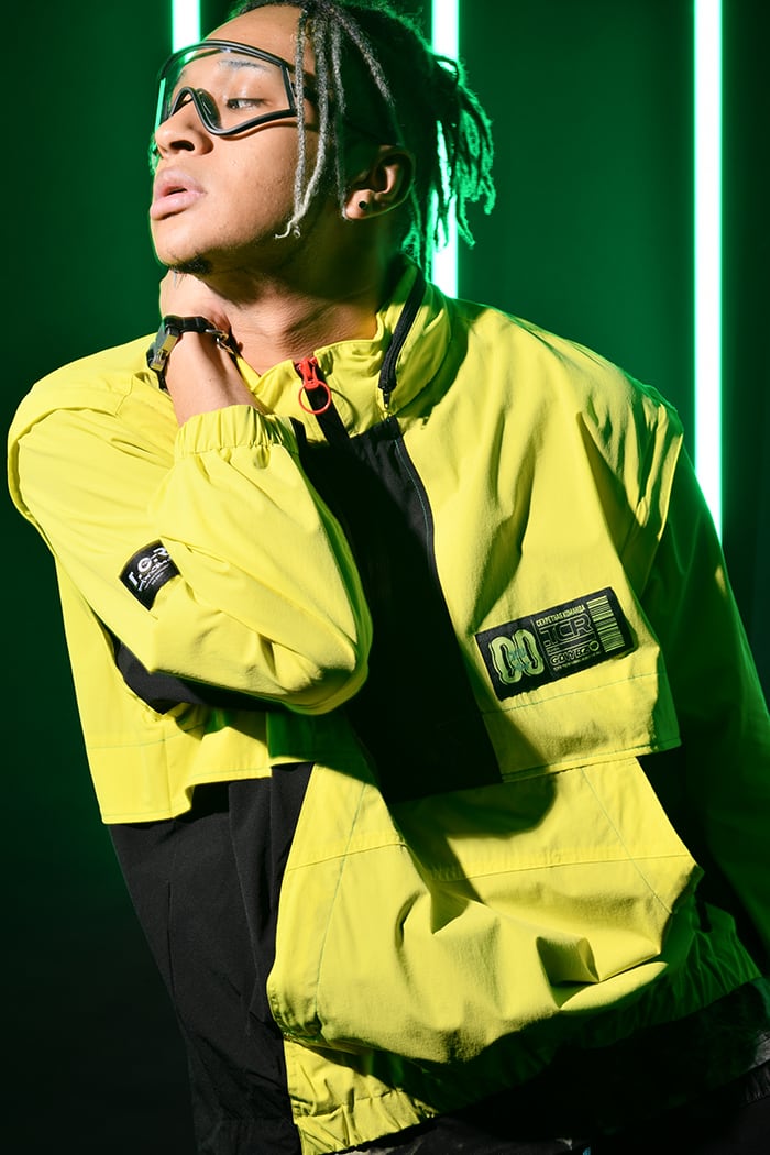 T.C.R TRICLIMATE 2WAY SHELL ANORAK V2 - YELLOW/BLACK