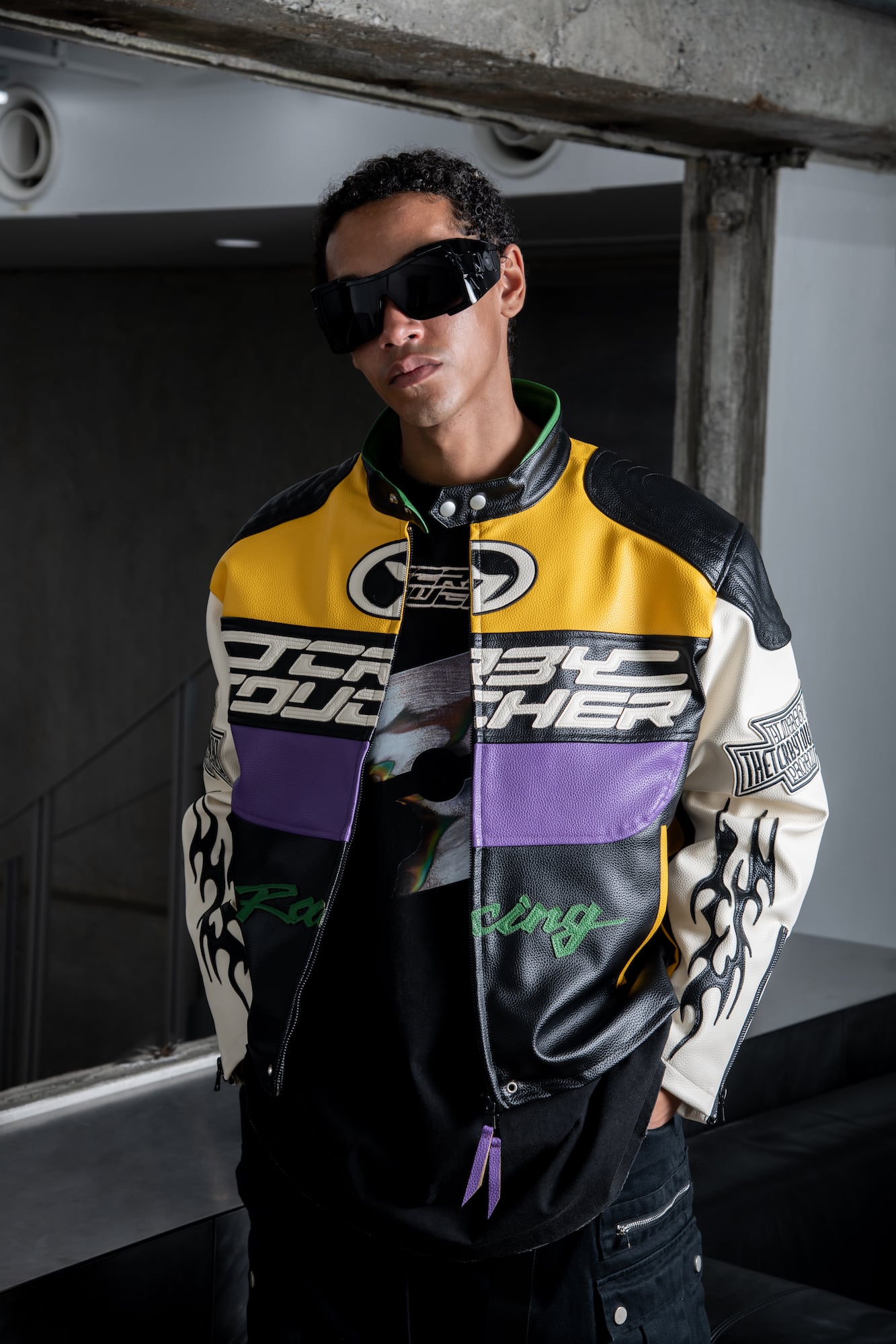T.C.R UNITY MOTO JACKET - MULTI