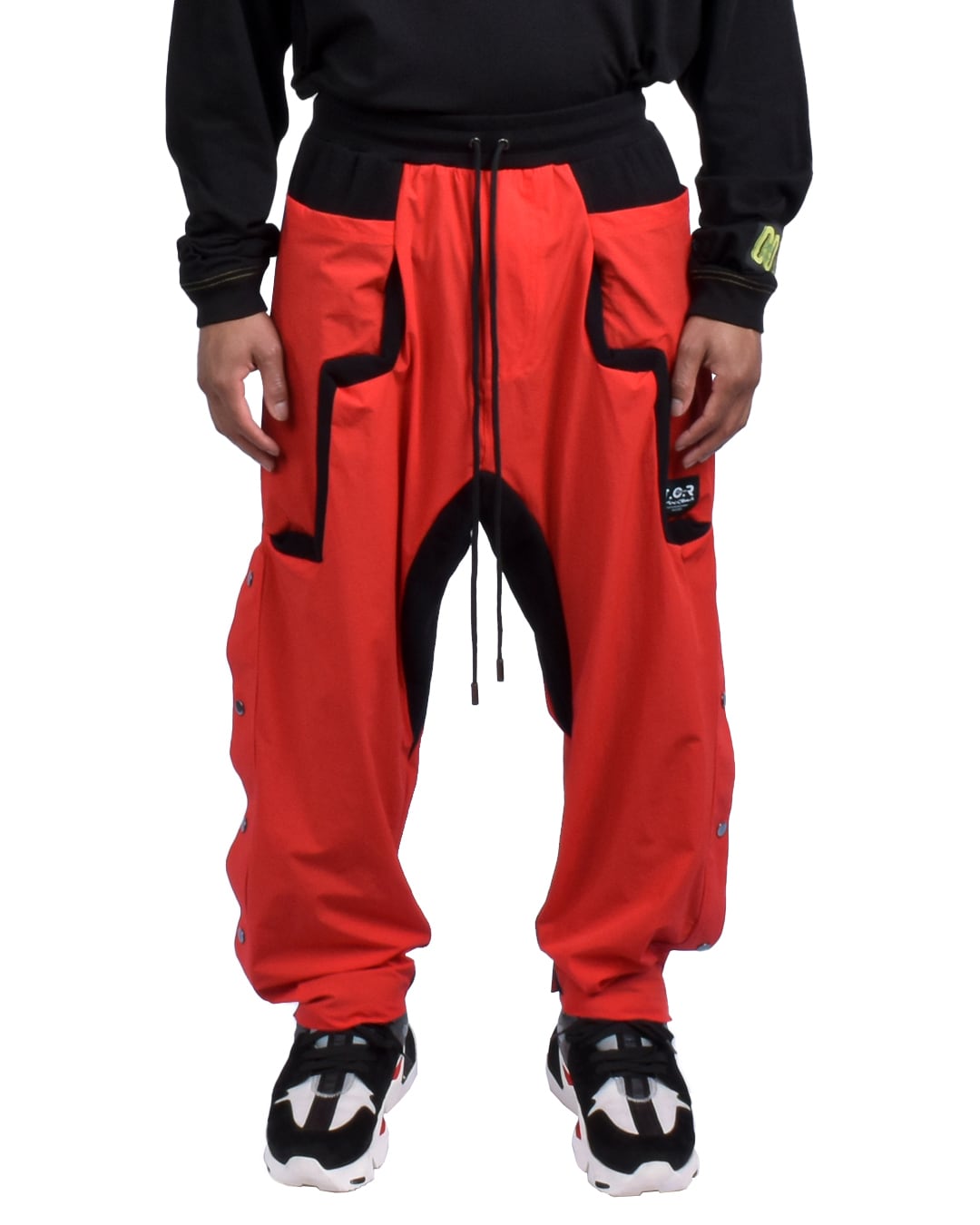 T.C.R EQUIPMENT SHELL JOGGER V3 - RED/BLACK