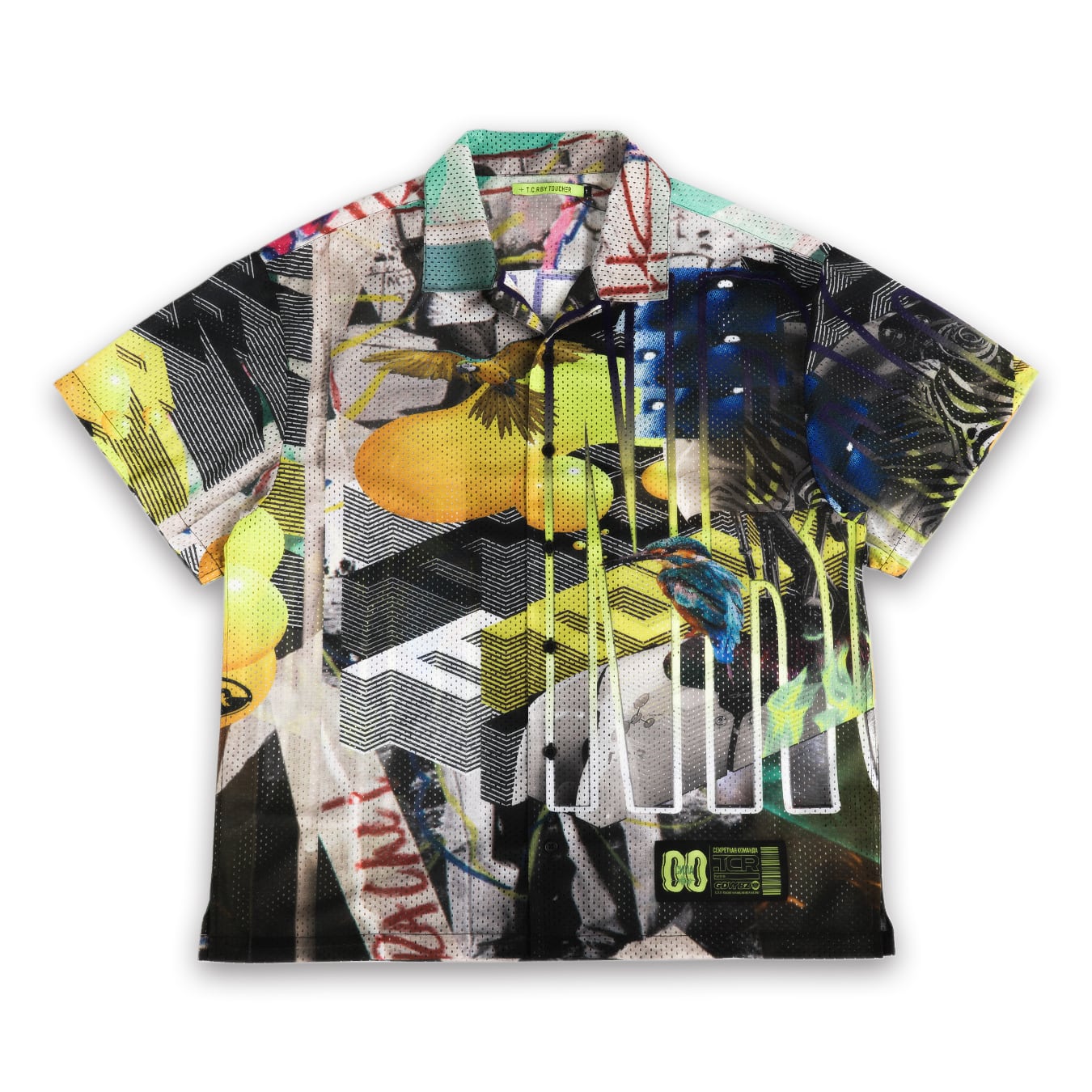 T.C.R PARADISE ALL OVER MESH SHIRT V2 - MULTI