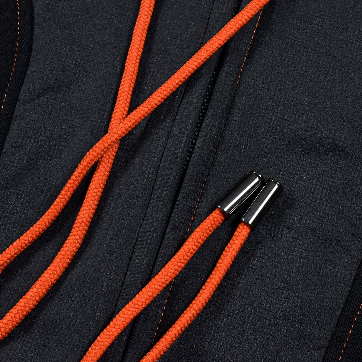 TCR ESSENTIAL TECH HOODIE - BLACK/ORANGE