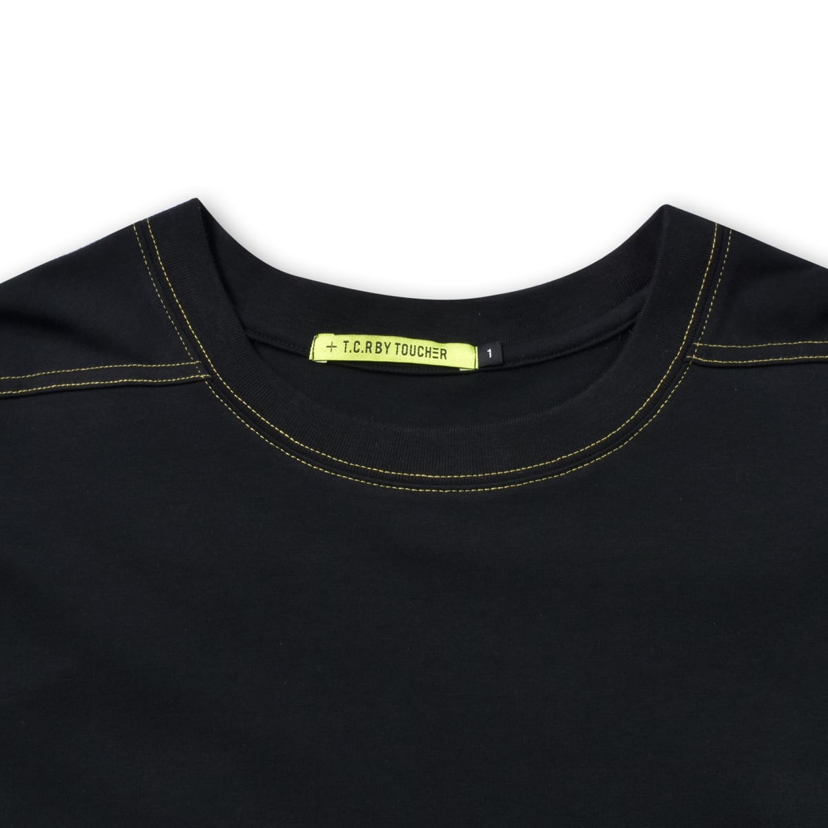 RAVER OVERSIZED L/S TEE - BLACK/YELLOW