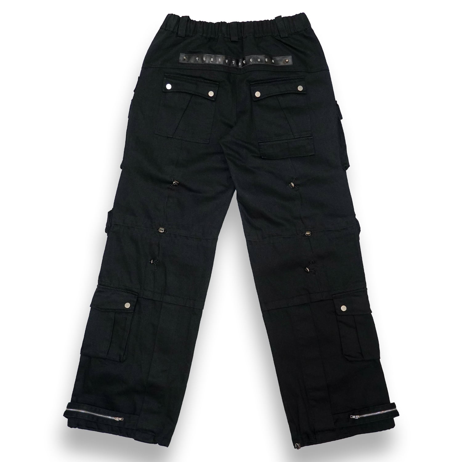 T.C.R NUOVA VISIONE BAGGY CARGO PANTS - BLACK