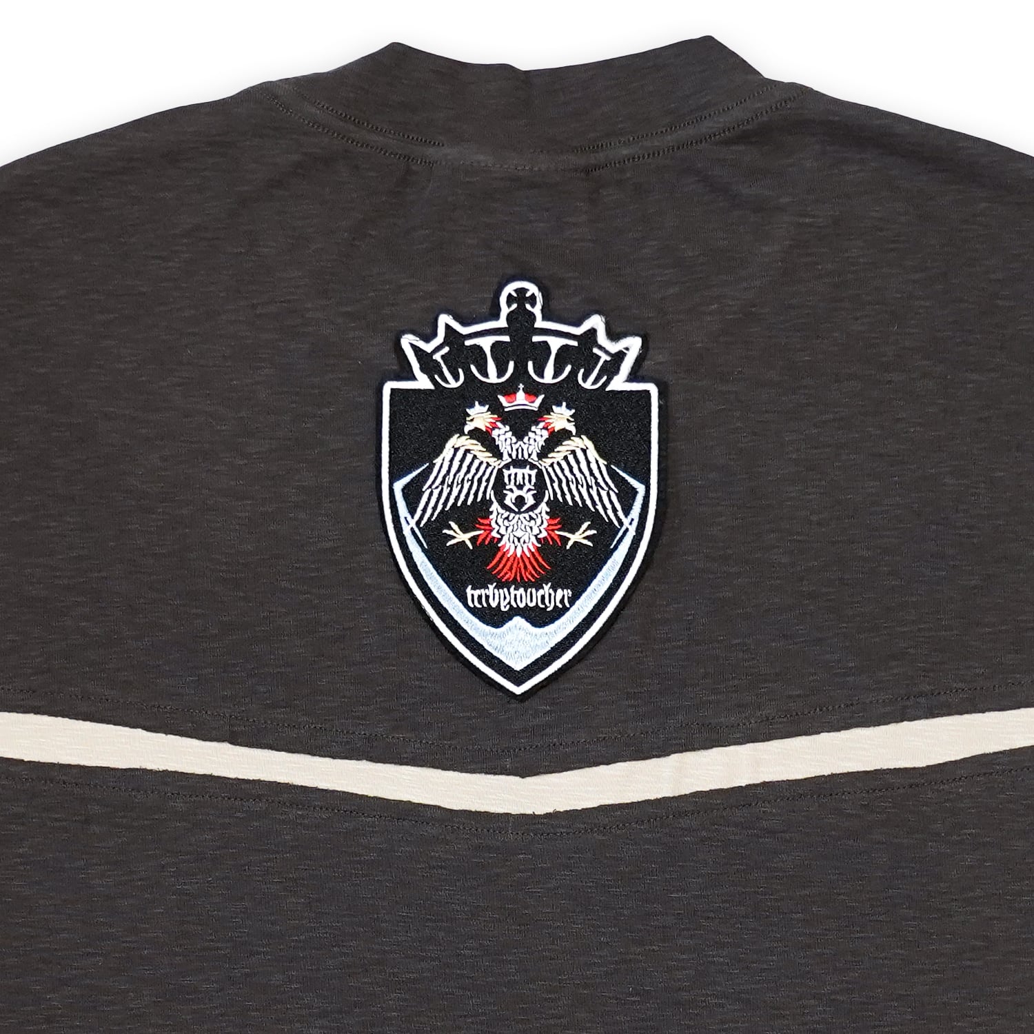 T.C.R LIQUID LOGO DOLMAN S/S TEE - GRAY
