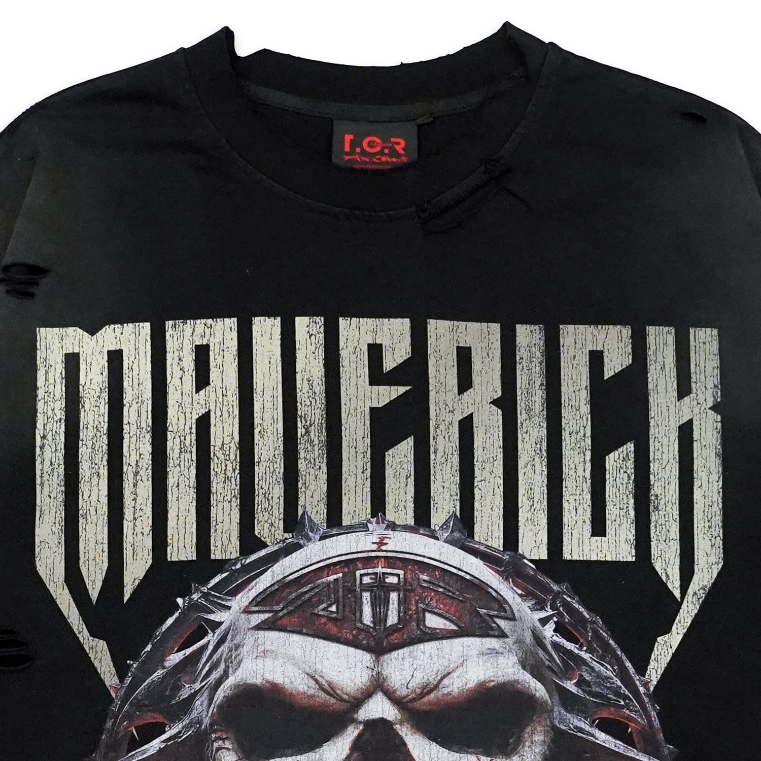 T.C.R REBEL HEART L/S TEE - BLACK
