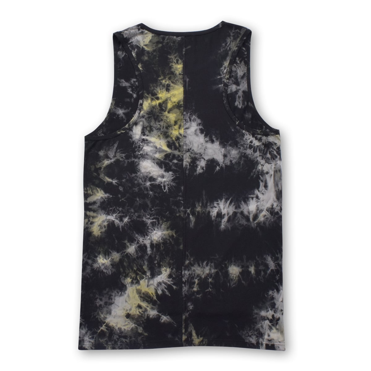 T.C.R TIE DYE LAYERED TANK TOP - YELLOW