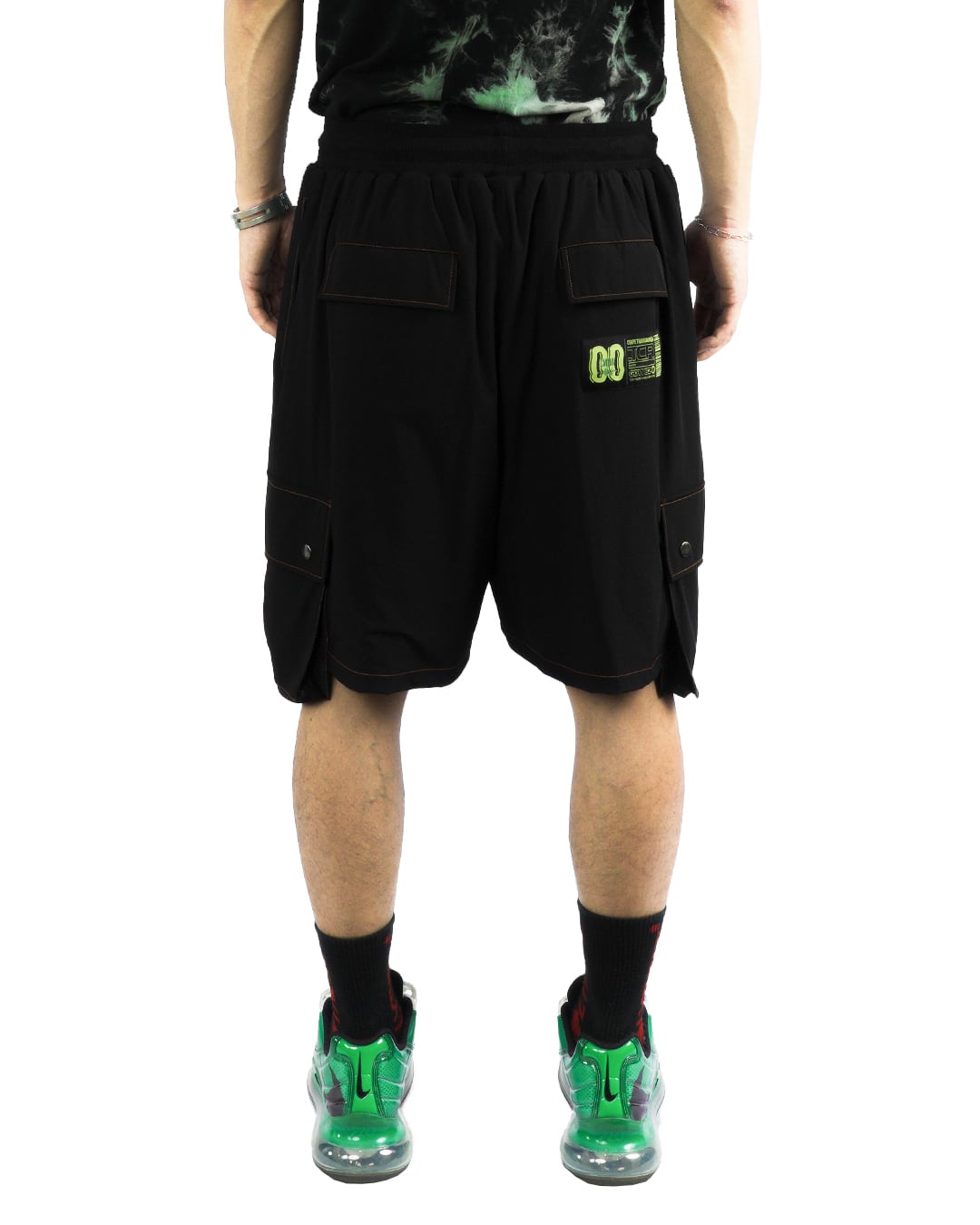 T.C.R EQUIPMENT SHELL SHORTS V3 - BLACK/ORANGE